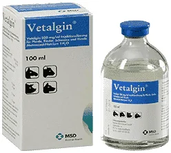 Vetalgin — صورة عبوة المنتج البيطري
