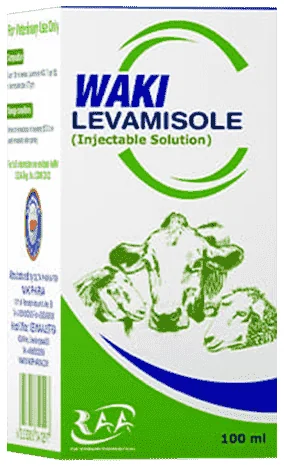 Waki Levamisole — صورة عبوة المنتج البيطري