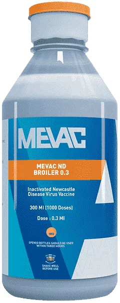 Mevac ND Broiler 0.3 — صورة عبوة المنتج البيطري