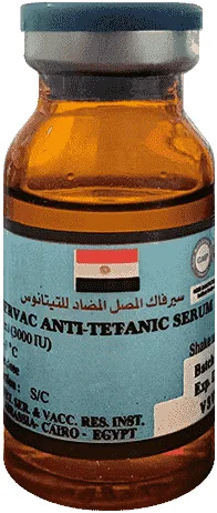 Servac Anti-Tetanic Serum — صورة عبوة المنتج البيطري