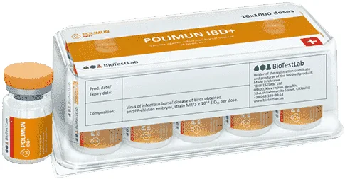 Polimun IBD+ — صورة عبوة المنتج البيطري