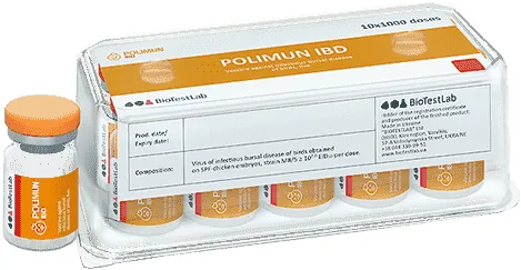 Polimun IBD — صورة عبوة المنتج البيطري