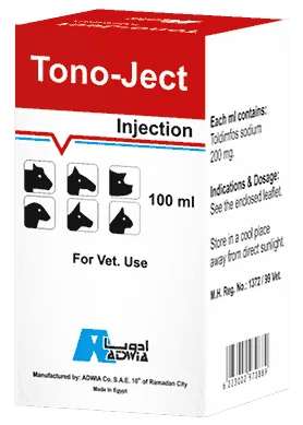 Tono-ject — صورة عبوة المنتج البيطري