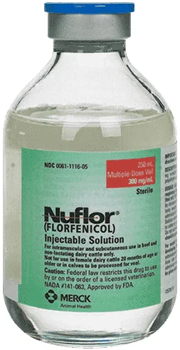 Nuflor — صورة عبوة المنتج البيطري